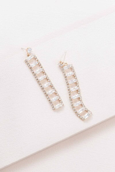 A Dozen Diamonds Dangle Earrings