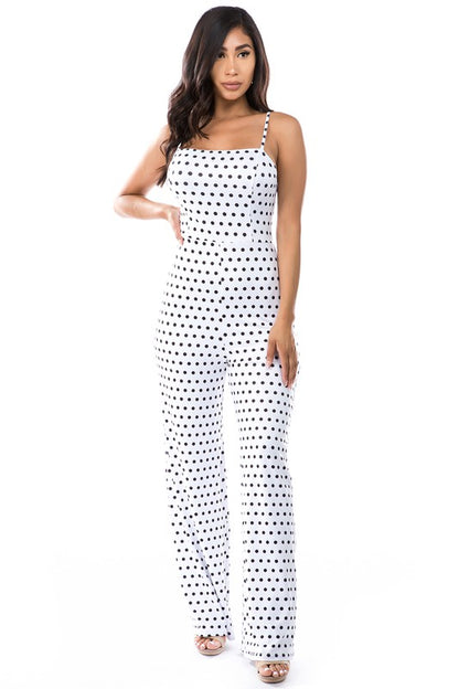 SEXY JUMPSUIT POCK DOT