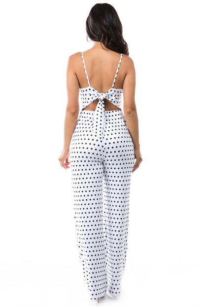 Sexy Jumpsuit Pock Dot