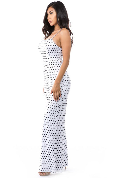 Sexy Jumpsuit Pock Dot