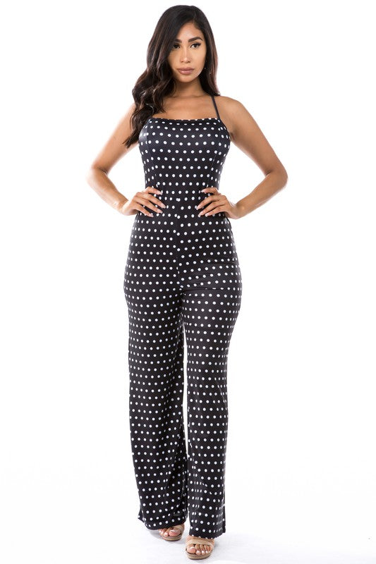 SEXY JUMPSUIT POCK DOT