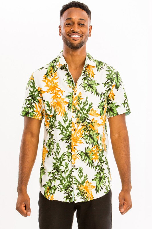 Print Hawaiian Shirt