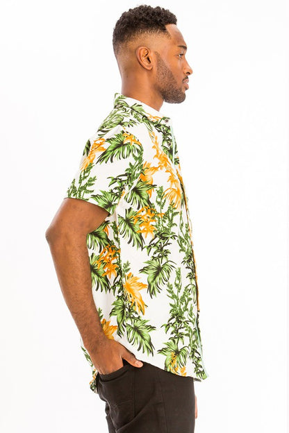 Print Hawaiian Shirt