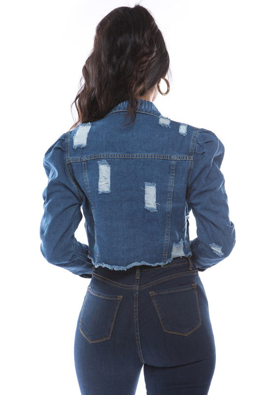 Popping It Denim Jacket