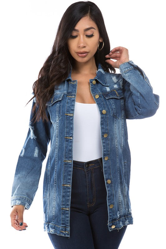 A Girls Favorite Fashion Denim Jacket