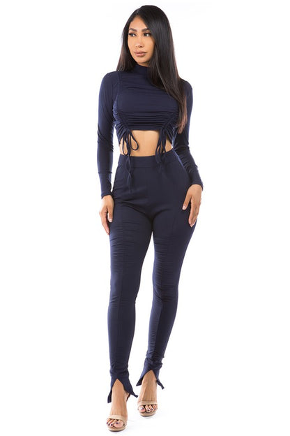 TOP TWO PIECE PANT SET