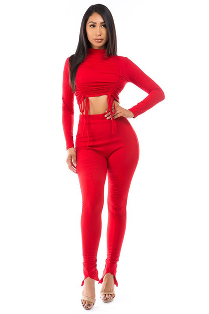 TOP TWO PIECE PANT SET