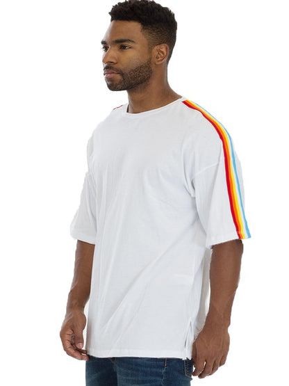 Rainbow Tape Short Sleeve T-Shirt