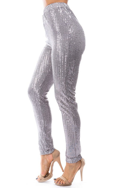 Sexy Sequin Casual Pants