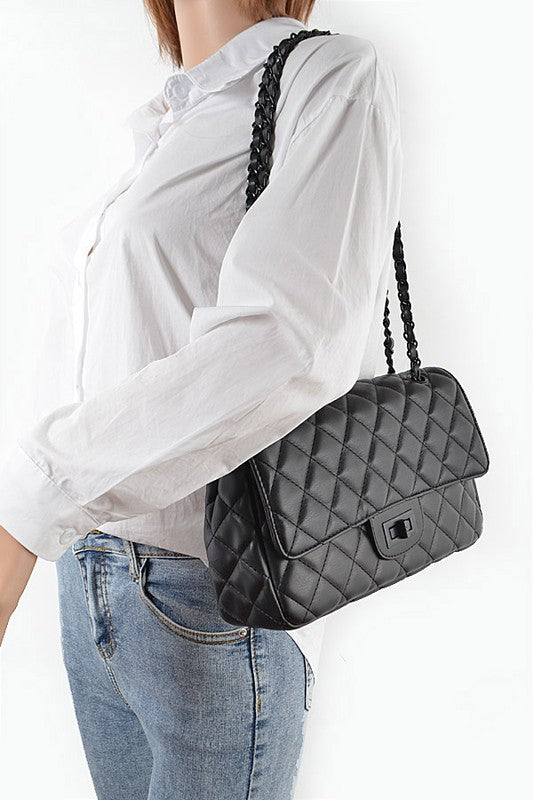 Quilted Iconic Shoulder Bag