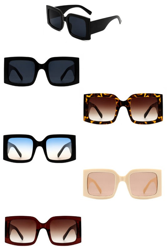 Retro Square Oversize Fashion Sunglasses