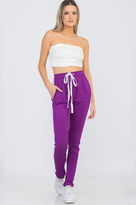 Unisex Track Pant Single Stripe