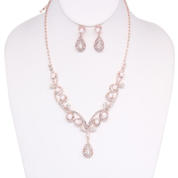 Luxury Necklace And Earring Set