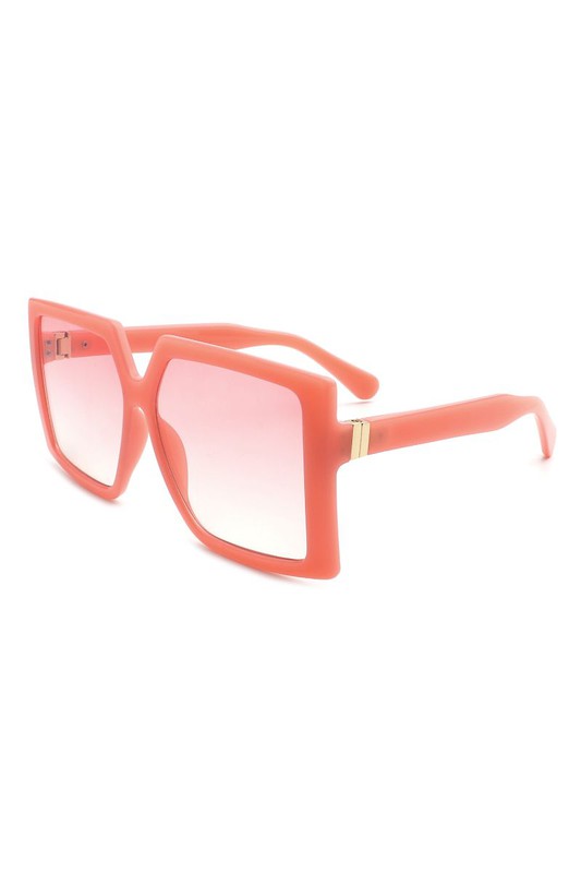 Women Square Retro Oversize Fashion Sunglasses