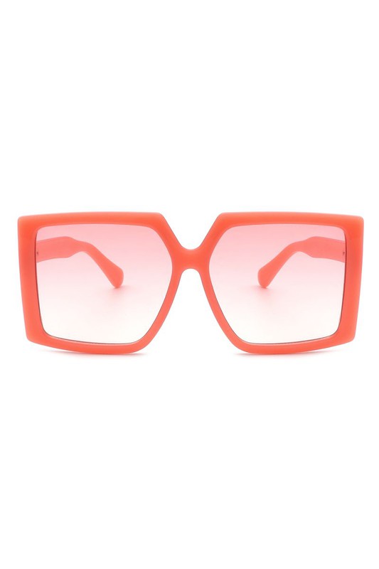 Women Square Retro Oversize Fashion Sunglasses