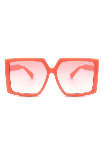 Women Square Retro Oversize Fashion Sunglasses