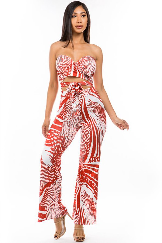 Safari Two Piece Pant Set