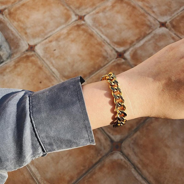 THICK CHAIN BRACELET