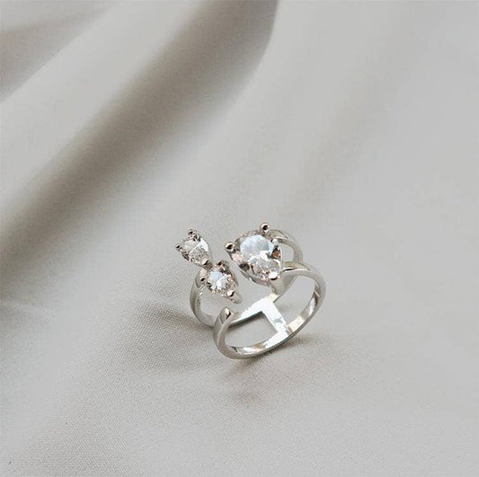 WATERDROP SWAROVSKI CRYSTAL RING