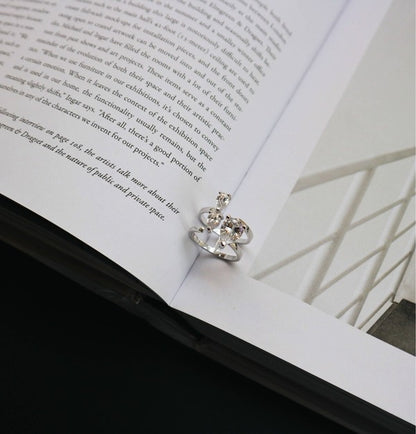 WATERDROP SWAROVSKI CRYSTAL RING