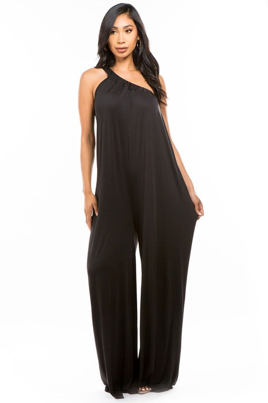 Sexy Belt Pant Style Jumpsuit