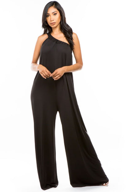 Sexy Belt Pant Style Jumpsuit