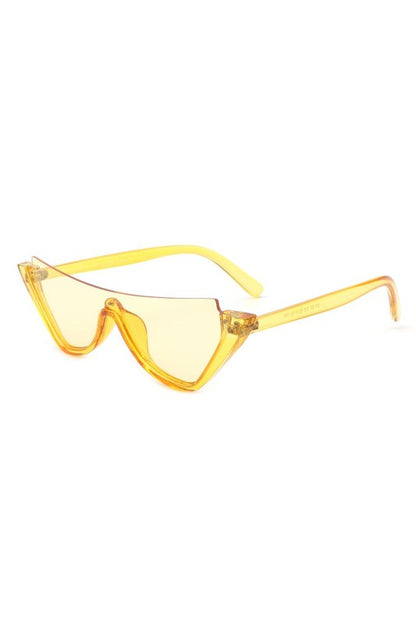 Retro Half Frame Fashion Cat Eye Sunglasses