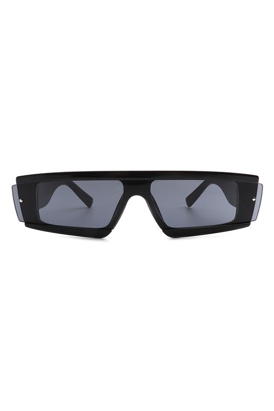 Rectangle Narrow Retro Slim Fashion Sunglasses