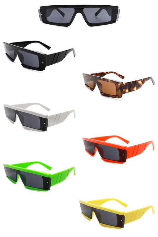 Rectangle Narrow Retro Slim Fashion Sunglasses