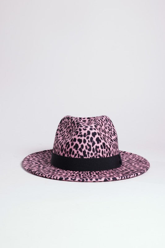 Leopard Print Fedora