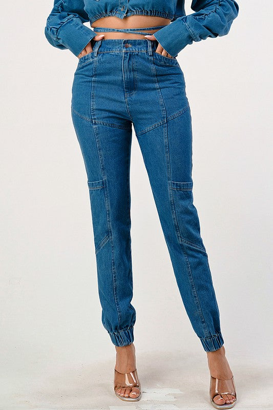 Casual Long Denim Pants