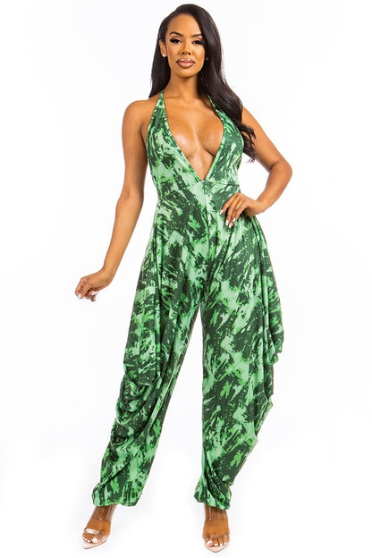 Sexy Tie Dry Jumpsuit