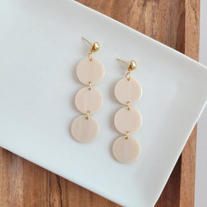 Elle Earrings - Linen