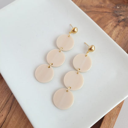 Elle Earrings - Linen