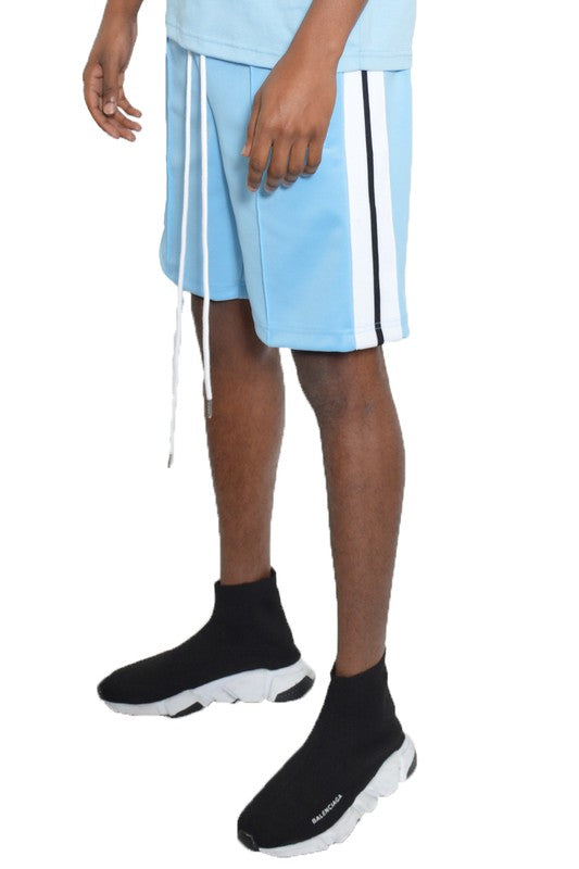 Solid Tape Shorts Above the Knee Sweat Short