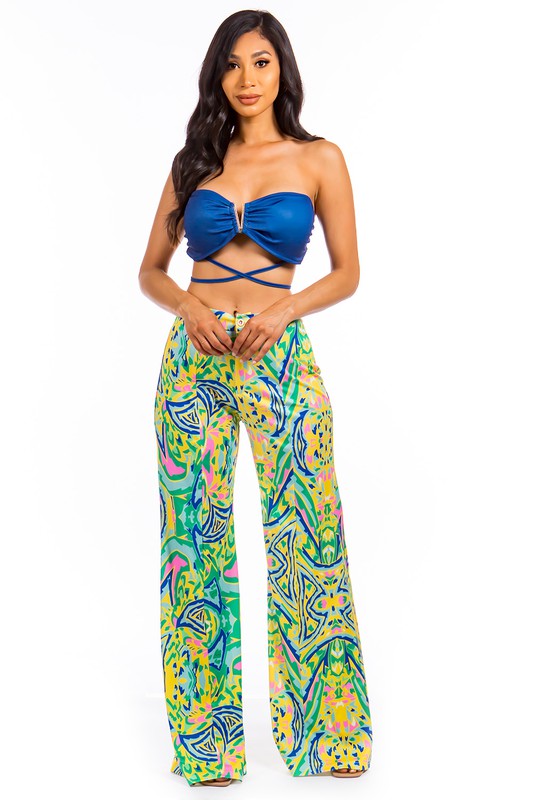 SEXY SUMMER TWO PIECE PANT SET