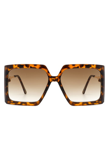 Oversize Retro Square Large Fashion Sunglasses