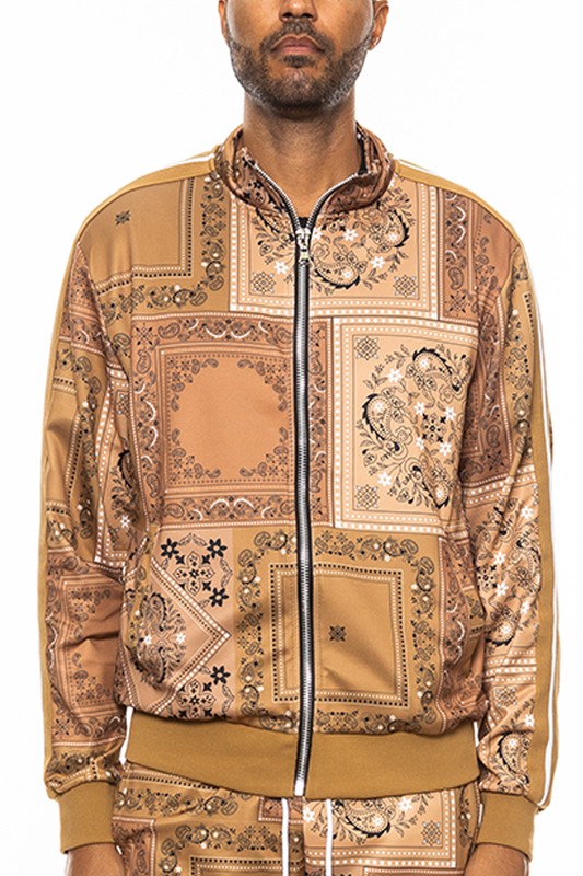 Paisley Bandana Track Jacket