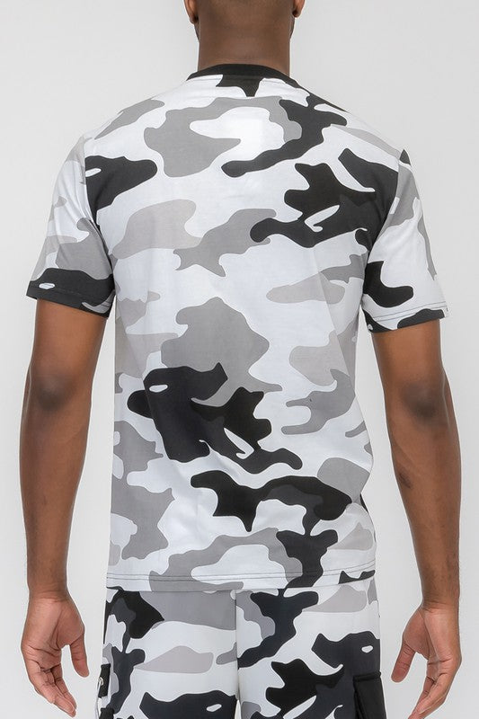 Full Camo Short Sleeve T-Shirt