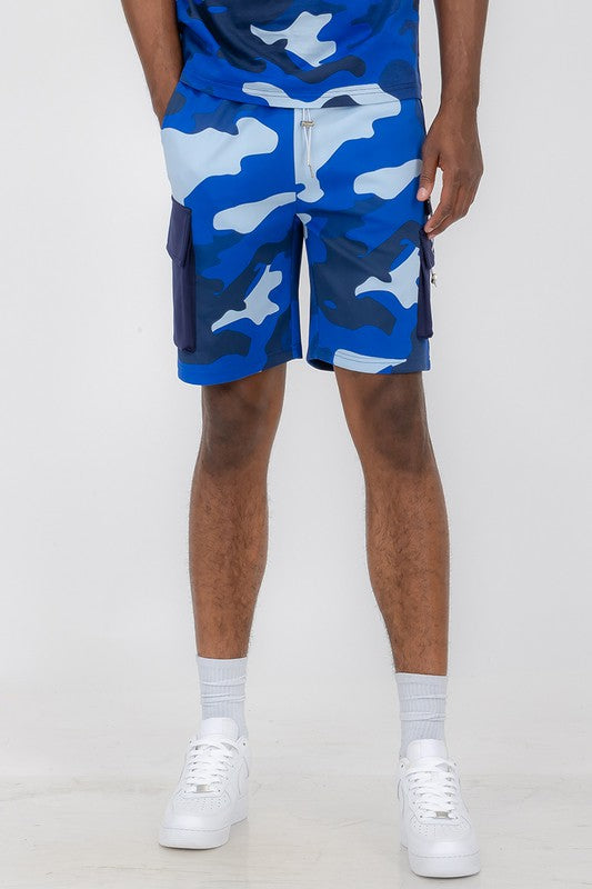 Full Camo Sweat Shorts