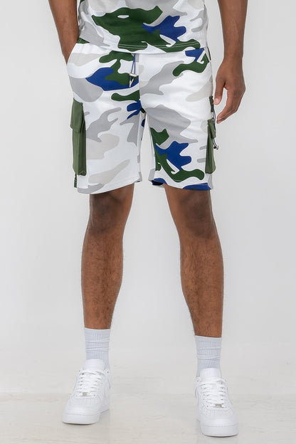 Full Camo Sweat Shorts