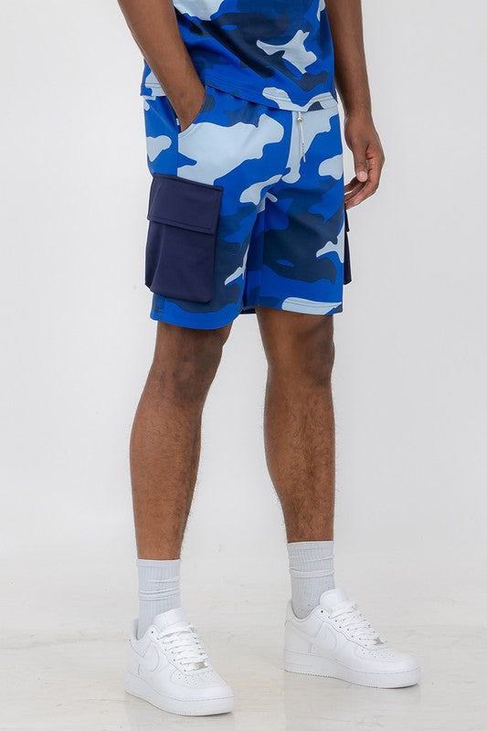 Full Camo Sweat Shorts