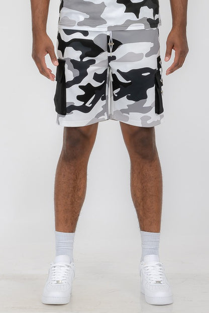 Full Camo Sweat Shorts