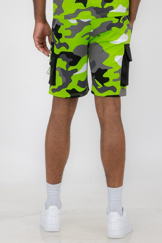 Full Camo Sweat Shorts