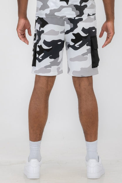 Full Camo Sweat Shorts