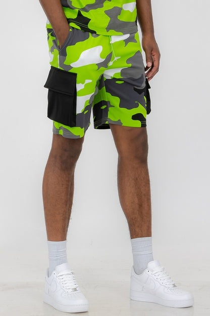 Full Camo Sweat Shorts