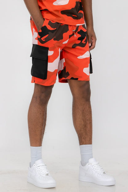 Full Camo Sweat Shorts