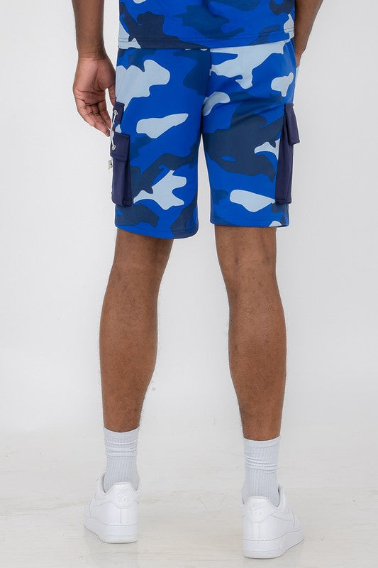 Full Camo Sweat Shorts