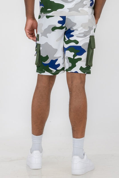 Full Camo Sweat Shorts