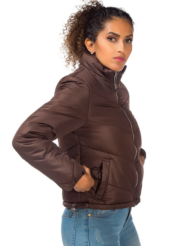 Long Sleeves Puffer Jacket